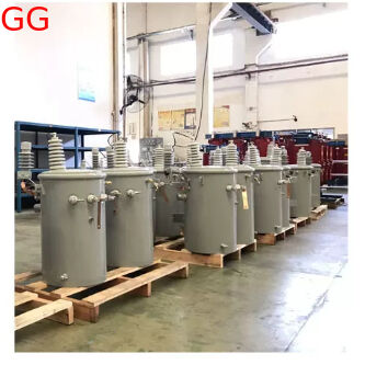 Buy 100kVA Single Phase Pole-Mounted Distribution Transformer for Outdoor Overhead Power Supply online manufacture