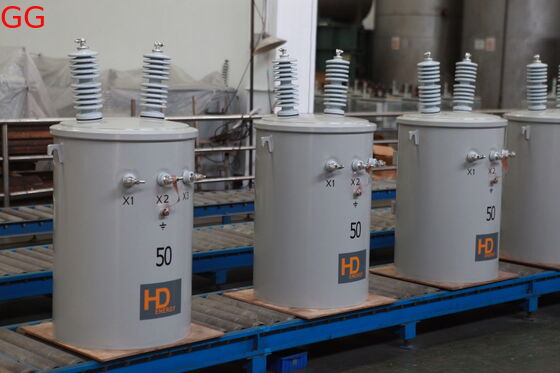 kopen 50 kV enkelfasige transformator op paal voor wooncommunities online manufacture
