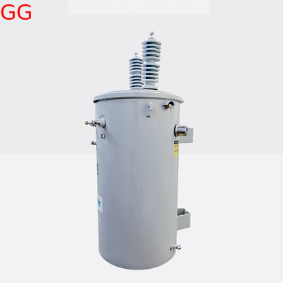 Buy 25kV Single-Phase Pole-Mounted Distribution Transformer with Copper/Aluminum Winding and ONAN Cooling online manufacture