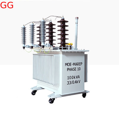 Buy 100kVA Oil Immersed Distribution Transformer with ONAN Cooling and IEC Standard for Industrial Power Supply online manufacture