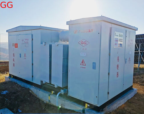 Buy IEC Standard 10kV Rated Voltage 0.4kV Output Voltage Prefabricated Substation for Residential Communities online manufacture